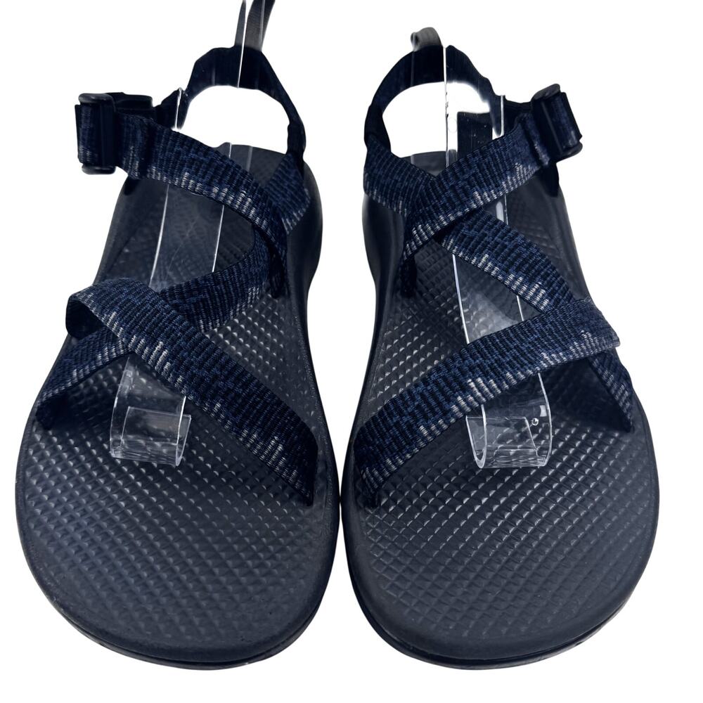 Chaco Z/1 Outdoor Black Gray Blue Woven Strap Casual Hiking Sandals Women's 6